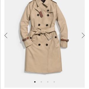 $300 OBO-COACH TRENCH HALF PRICE *BRAND NEW*